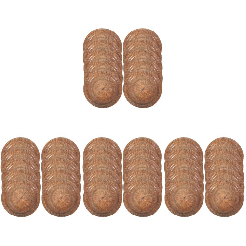 40Pcs Wood Grain Paper Party Multi-Color