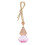 4Pcs Glass Car Perfume Bottles Pink Wood Cap Car Diffuser Set 2