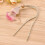 4Pcs Glass Car Perfume Bottles Pink Wood Cap Car Diffuser Set 8