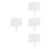 4Pcs Lightweight White Melamine Answer Paddles for Interactive Use 9