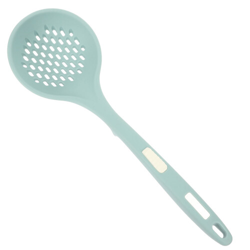 3Pcs Blue Silicone Pasta Colander Spoon Strainers for Kitchen Cooking 1