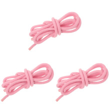 3Pcs Multi-Use Pink Cotton Gymnastics Rope for