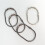 24Pcs Rustproof Dark Brown Curtain Hooks Stainless Heavy Duty Rings 9