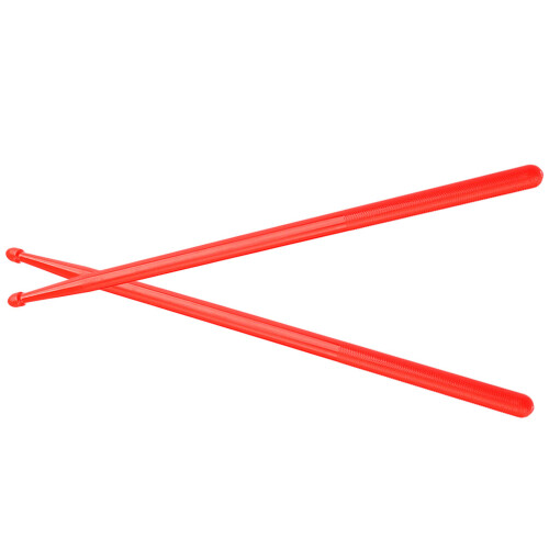 5Pairs Long Red Nylon Drum Sticks for Drummers Drum Set and Percussion 1