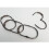 24Pcs Rustproof Dark Brown Curtain Hooks Stainless Heavy Duty Rings 11