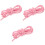 3Pcs Multi-Use Pink Cotton Gymnastics Rope for 4