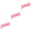 3Pcs Multi-Use Pink Cotton Gymnastics Rope for 5