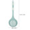3Pcs Blue Silicone Pasta Colander Spoon Strainers for Kitchen Cooking 11
