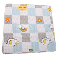 Haustiermatte 90x90cm Absorbierende Baumwolle Faltbar, Tragbares Katzen- und Hundebodenpad