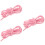 3Pcs Multi-Use Pink Cotton Gymnastics Rope for 7