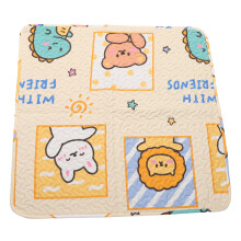 Foldable Cotton Pet Mat 70x70cm, Absorbent Dog & Cat Floor Pad