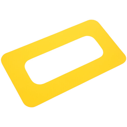 2Pcs Paddle Fin Box Connection Patch Yellow PVC for Kayak Control 2
