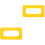 2Pcs Paddle Fin Box Connection Patch Yellow PVC for Kayak Control 4