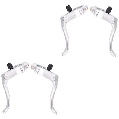 2Paires Leviers De Robustesse Aluminium Argent Accessoires 2