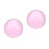2Pcs Pink Resin Clear Juggling Balls Lightweight Performance Props 4