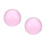 2Pcs Pink Resin Clear Juggling Balls Lightweight Performance Props 5