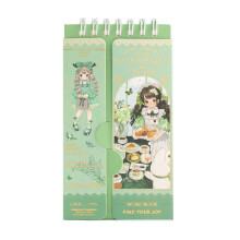 (Floral Dessert) Panda Notebook - Thick Paper, Office & School Supply
