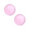 2Pcs Pink Resin Clear Juggling Balls Lightweight Performance Props 6