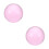 2Pcs Pink Resin Clear Juggling Balls Lightweight Performance Props 7