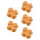 20Pcs Secure Golden Panel Adjustment Knobs for Audio Equipment 3