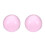 2Pcs Pink Resin Clear Juggling Balls Lightweight Performance Props 8