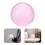 2Pcs Pink Resin Clear Juggling Balls Lightweight Performance Props 9