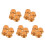 20Pcs Secure Golden Panel Adjustment Knobs for Audio Equipment 4