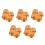 20Pcs Secure Golden Panel Adjustment Knobs for Audio Equipment 6