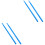 2Pairs Smooth Nylon Drum Sticks for Drum Set Sky-Blue Lightweight Grip 4