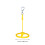 Lightweight Yellow Indoor Hanging Ring Kids Exercise Handle Grip 2