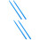 2Pairs Smooth Nylon Drum Sticks for Drum Set Sky-Blue Lightweight Grip 8