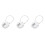 3Pcs Durable Silver Locker Locks with Number Code for Travel and Gym 5
