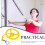 Lightweight Yellow Indoor Hanging Ring Kids Exercise Handle Grip 4