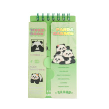 (Panda Folding Music) Panda Notebook - Thick Paper, Office & School Supply