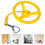 Lightweight Yellow Indoor Hanging Ring Kids Exercise Handle Grip 10
