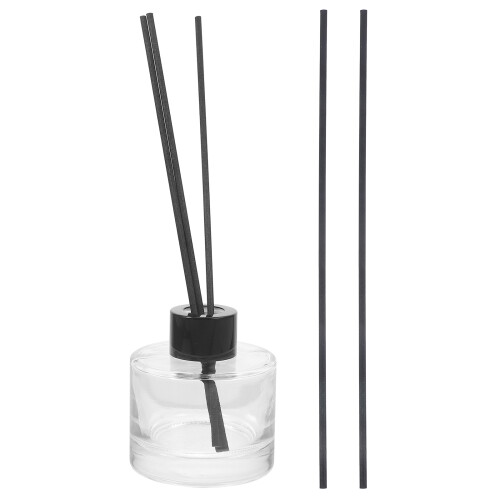 3Sets Small Glass Aroma Diffuser Bottles with Diffuser Sticks Colorful 1