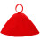 5Pcs Red Felt Sauna Hats Lightweight Comfortable Breathable Bath Room 2
