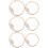 6Pcs Percussion Instrument Kids Wooden Wave Bead Drum Assorted 8