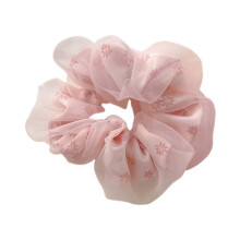 (Pink Tuba) Scrunchies Dentelle Fée pour Filles