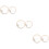 6Pcs Percussion Instrument Kids Wooden Wave Bead Drum Assorted 9