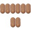 40Pcs Wood Grain Paper Party Multi-Color 4
