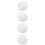4Pcs White Cake Round Base Boards Disposable Cake Display for Parties 9