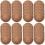 40Pcs Wood Grain Paper Party Multi-Color 6