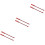 6Pcs Universal Red Elbow Tubes Lightweight Flexible for Bikes 5