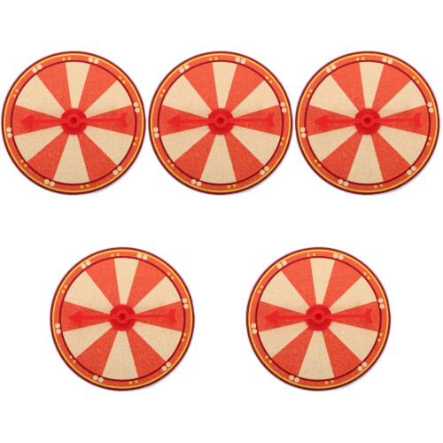 5Pcs Prize Wheel Durable Plastic Game Prop 1
