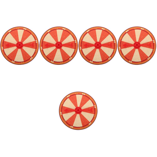5Pcs Prize Wheel Durable Plastic Game Prop 2