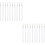 100Pcs White Lip Brush Disposable with Dense Nylon Bristles for Makeup 5