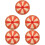 5Pcs Prize Wheel Durable Plastic Game Prop 5