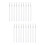 100Pcs White Lip Brush Disposable with Dense Nylon Bristles for Makeup 6
