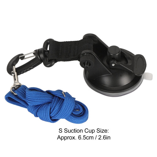 Pet Bath Tether Blue S 6.5cm Suction Cup for Dog 1